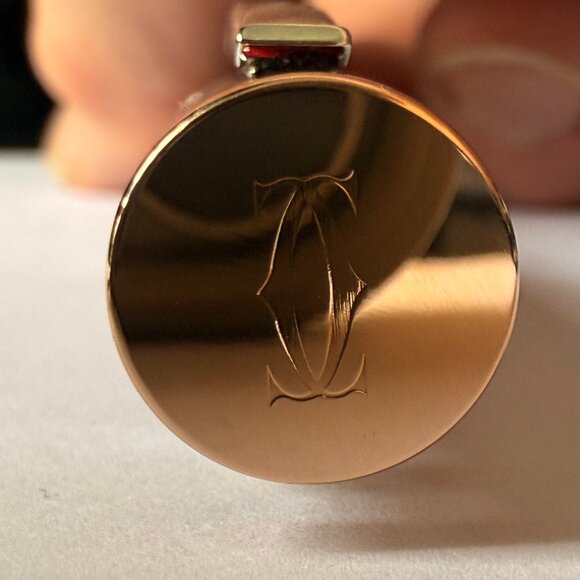 Cartier Trinity Fountain Pen – Bordeaux Lacquer & Gold Trim w/Box - Picture 8 of 11